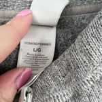 The North Face Fleece 1/4 Zip Pullover Jacket Hoodie Gray Large Running Fleece Photo 7