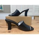 Vince  Lulu Heel Sandals Black Leather Size 10 US 41 EU NIB Timeless Minimalist Photo 7