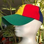 Disney Vintage Walt World Mickey Mouse baseball cap colorful multicolor colorblock Green, blue, red, yellow Photo 2