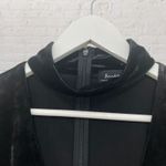 Bardot  Kira Crushed Velvet Choker Black Dress Size 8 Photo 5