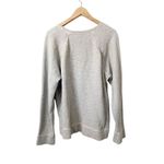 Aerie  Light Gray Metallic Thread‎ Crewneck Pullover Sweatshirt Size Large Photo 2