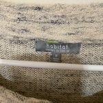 Habitat  Women’s Cream Scoop Neck Tunic Sweater Size Medium Photo 2