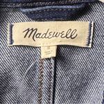Madewell  Double Breasted Denim Blazer Jacket  Blue Wash Sz S NWT Photo 7