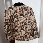 Superscap Vintage dogs 🐕 jacquard jacket suit Size M Photo 4
