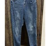 Levi's Women's 721 High-Rise Skinny Distressed Jeans Size 26 Blue Stretch Denim Photo 0
