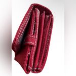 Kipling Red Rouge Snap Accordion Multi Compartments Card Holder Wallet Photo 2