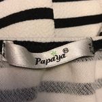 Papaya black and white striped dress Photo 5