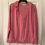 Lauren Moshi  Limited Quantity Women’s Pink Pocketed Hoodie Size Small Photo 1