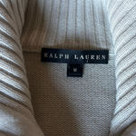 Ralph Lauren Black Label Merino Wool Angora Blend Knit Zip Up Collared Sweater Size M Photo 7