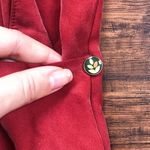 EVER • Whitmore Dress silk charmeuse wrap pleated Rubia red mini cocktail draped Size M Photo 9