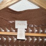 Chico's  Brown Open-Knit Sweater Women’s size 0‎ (XS) Perfect for fall! Photo 2