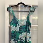 Roller Rabbit Roberta  Clovis Quinn Floral Hibiscus Tropical Midi Dress Size M Photo 2