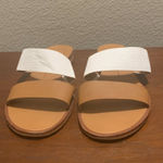 Dolce Vita Women's Brown White Paci Wedge Slides Sandals Shoes Size 7.5 EUC Photo 3