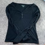 Wild Fable Black Cropped Long Sleeve ~ Photo 0