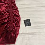 Lulus  Silky Sinched Tie Mini Dress Photo 1