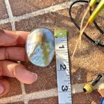 Mother of Pearl and Silver pendant and ring set Photo 5