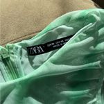 ZARA  Mint Green Mesh Dress Photo 1