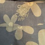 CASH By Cash APP Floral Jumpsuit Buckle Cargo Zip Floral Flowers Med Money Green Photo 2