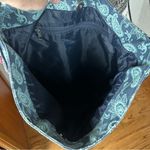 BOHO Paisley & Fringe Crossbody Tote Bag Blue Photo 9