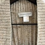 Christopher & Banks Creme Speckled Open Front Cardigan - Size Small Photo 3