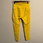 Alphalete  Revival R6 Yellow High-Waisted‎ Legging- Size Medium Photo 4