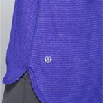 Lululemon Athletica 105 F Singlet Heathered Bruised Berry Cotton Tank Top SIZE M Photo 3