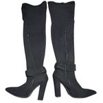 Bamboo  Black Over-the-Knee Boots Photo 1