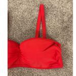 Modcloth Retro PinUp Pushup Red Bikini Top, L Photo 1