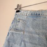 Hudson Jeans Hudson Paper Bag Loose High Rise Button Fly Rigid Denim Shorts Light Wash Photo 3