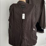 Banana Republic Factory Brown Plaid Blazer Skirt Suit Photo 4