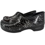 Dansko  Women's Professional Pewter Leopard Clogs Shoes Size 12 (EU42) Work Photo 9
