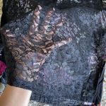 Kirra ‎ XS Top. Black Floral Photo 2