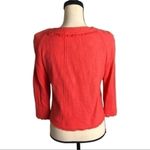 NWT Laurel Escada Tweed Sample Piece Jacke Jacket Size 32 Orange Photo 2