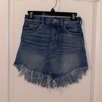 We The Free Bailey Denim Frayed Mini Skirt Photo 0
