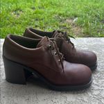 Nine & Co. 9&Co Made in Italy Brown Leather Lace-Up Shoes Photo 3