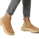 Sorel Women's Kinetic Breakthru Acadia Waterproof Shoe Brown Boots Size 8 Photo 0