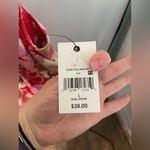 Ophelia Roe  Red & pink floral maxi dress NWT size large Photo 6