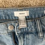 Forever 21 NWOT Light Blue Denim Jeans Baggy Flare size 28 Photo 1