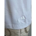 Adidas  Women's Baby Blue & White Short Sleeve Tennis Polo Large Photo 1