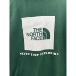 The North Face  Adults Hoodie Green Sweater Size Medium Long Sleeve Graphic Print Photo 4