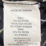 prAna  Space Dye Leggings Black Neon Green Stripe Pull On Yoga Pants XS Photo 3