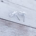 Panda? Stud Earrings Dainty Photo 3