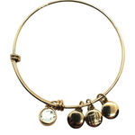 Liz Claiborne Gold Colored Bangle Bracelet Photo 0
