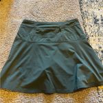 Athleta Green Workout Skort With Zippered Pocket Photo 14