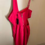 NBD NWT  x Naven Chloe Red One Shoulder Mini Dress Small Photo 10