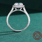 Sterling Silver SIZE 5 925 Round Sparkling AAAAA CZ Ring Photo 4