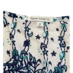 Poupette St. Barth Sleeveless Romper Size Medium Sheer Ruffle Blue Green Coverup Photo 3