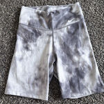 Nike Dri Fit Athletic Short Size XS With A Gray And White Tie Dye Pattern. Photo 0