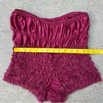 Vintage Merlot maroon ruffle pleat Pettipants bloomers sissy square dance shorts Red Size L Photo 5