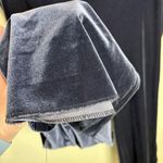 Lane Bryant  Womens Blue Velvet Flare Pants Sz 22 Mid Rise Whimsy Holiday Stretch Photo 7